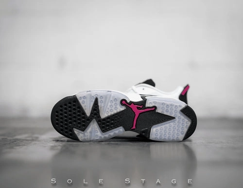 Nike Jordan 6 Retro Low GG Fuchsia GS 2015 (768878-107) Youth Size 6Y-7Y Original cut sneaker style