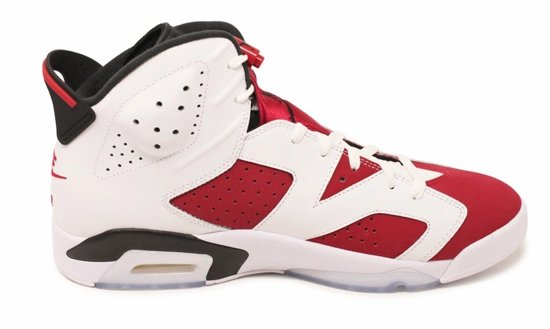 Nike Jordan 6 Retro OG Carmine 2021 (CT8529-106) Men's Size 8-13 Original cut sneaker style