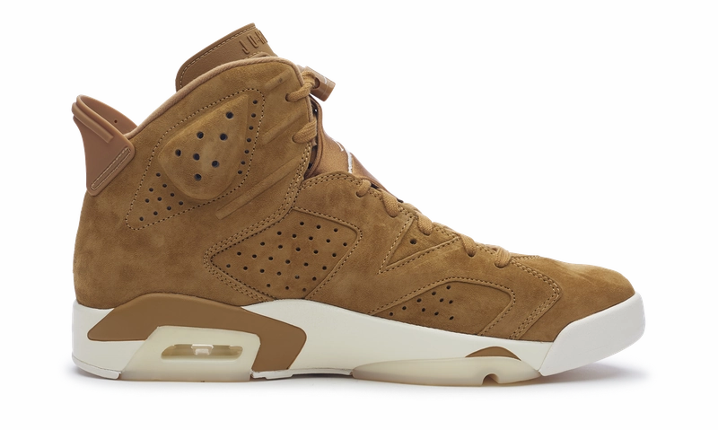 Nike Jordan 6 Retro Wheat 2017 (384664-705) Men's Size 9-11 Original cut sneaker style