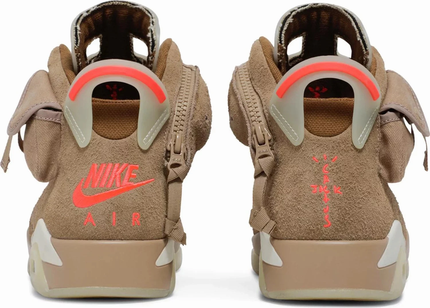Nike Jordan 6 Retro x Travis Scott British Khaki 2021 (DH0690-200) Men Size 6-13 Original cut sneaker style