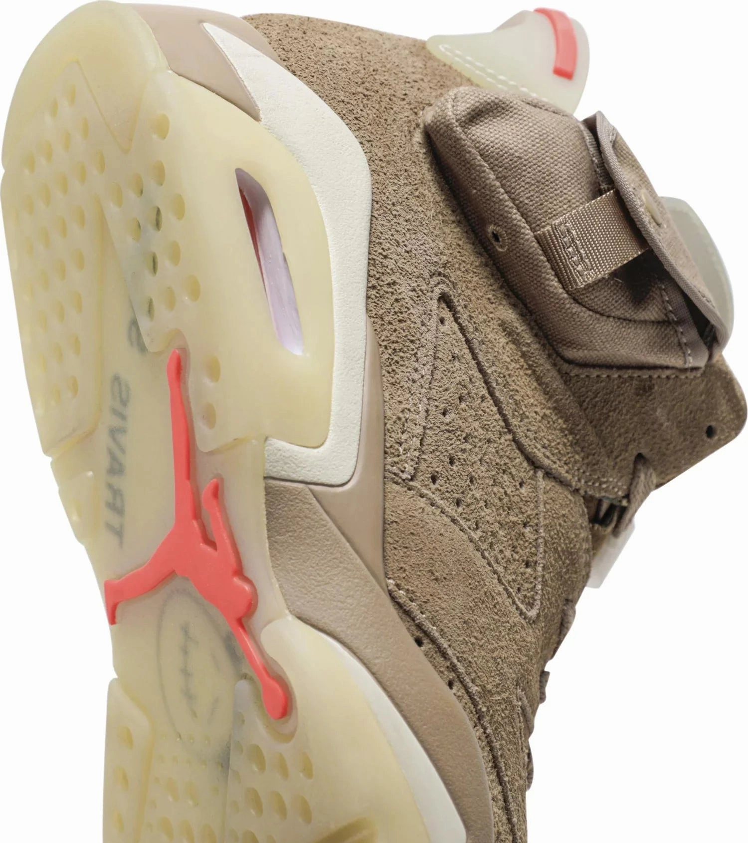 Nike Jordan 6 Retro x Travis Scott British Khaki 2021 (DH0690-200) Men Size 6-13 Original cut sneaker style