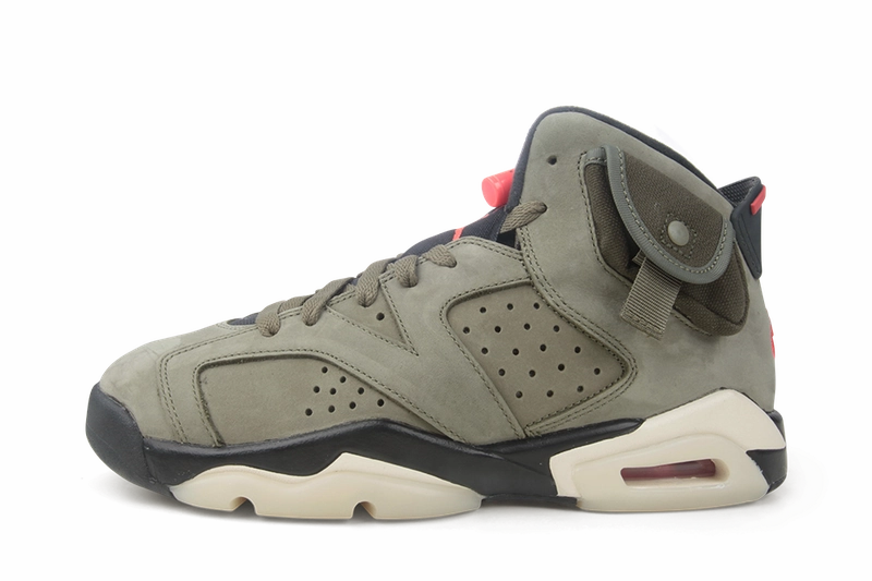 nike Jordan 6 Retro x Travis Scott GS (CN1085-200) Youth Size 4Y-7Y Air Jordan 6 heritage-style sneakers
