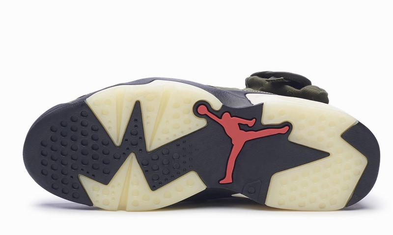 Nike Jordan 6 Retro x Travis Scott OIive Green (CN1084-200) Men Size 8-13 Original cut sneaker style