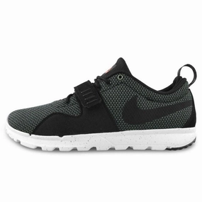 Nike SB Trainerendor Iron Green Black Silver Nike SB skate shoes with padded support and grip