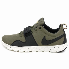 Nike SB Trainerendor Medium Olive - Black - Orange Nike SB skate shoes with padded support and grip