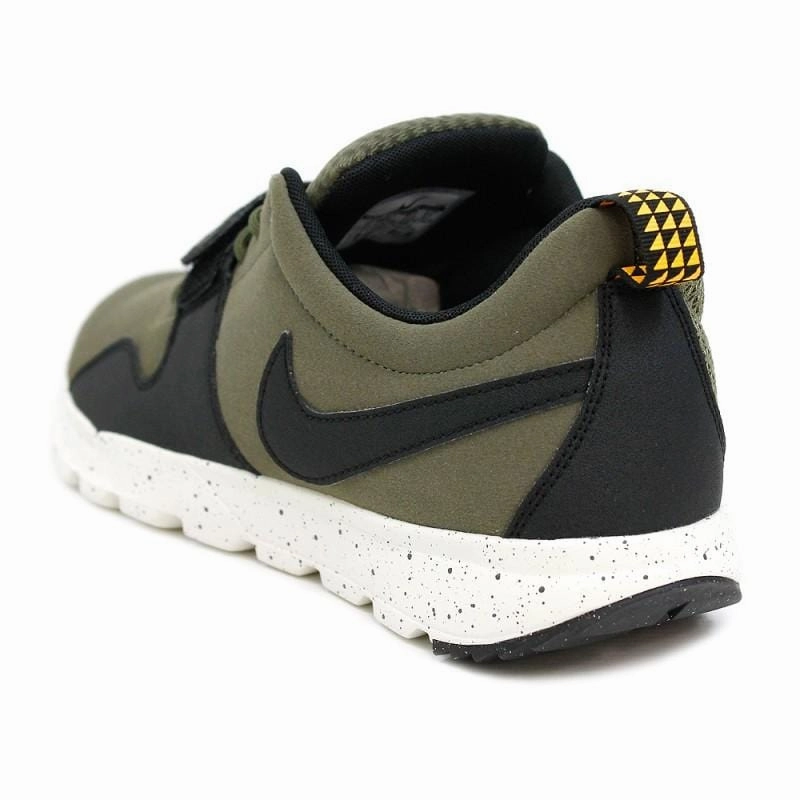 Nike SB Trainerendor Medium Olive - Black - Orange Nike SB skateboarding shoes