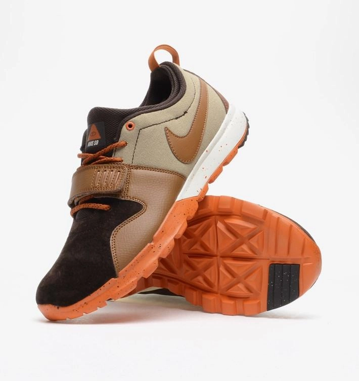 Nike SB x Poler Trainerendor Velvet Brown Nike SB skateboarding shoes