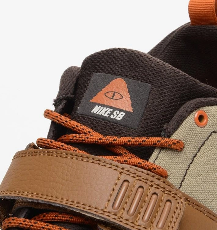 Nike SB x Poler Trainerendor Velvet Brown Nike SB skateboarding shoes
