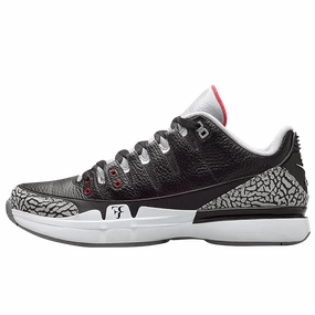 Nike Zoom Vapor Air Jordan 3 "Black-Cement" Air Jordan 3 street-ready sneakers