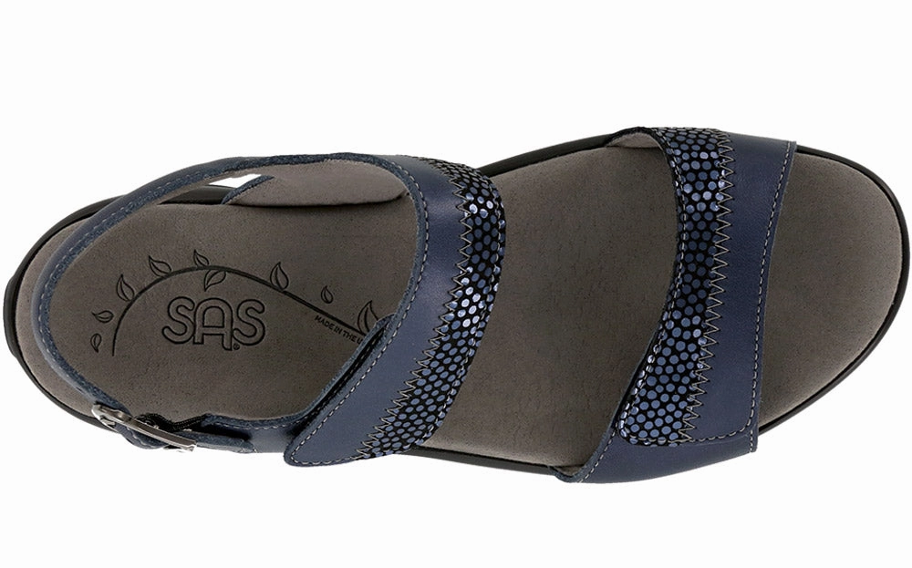 Nudu - Navy SAS orthopedic comfort shoes