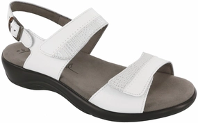 Nudu - White SAS comfort walking shoes with supportive build