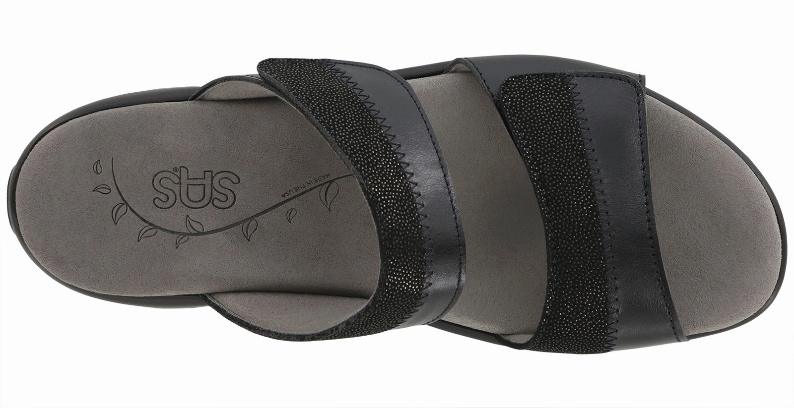 Nudu Slide - Midnight SAS orthopedic comfort shoes