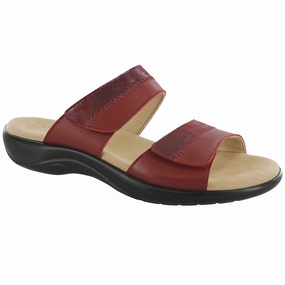 Nudu Slide - Ruby SAS comfort walking shoes with supportive build
