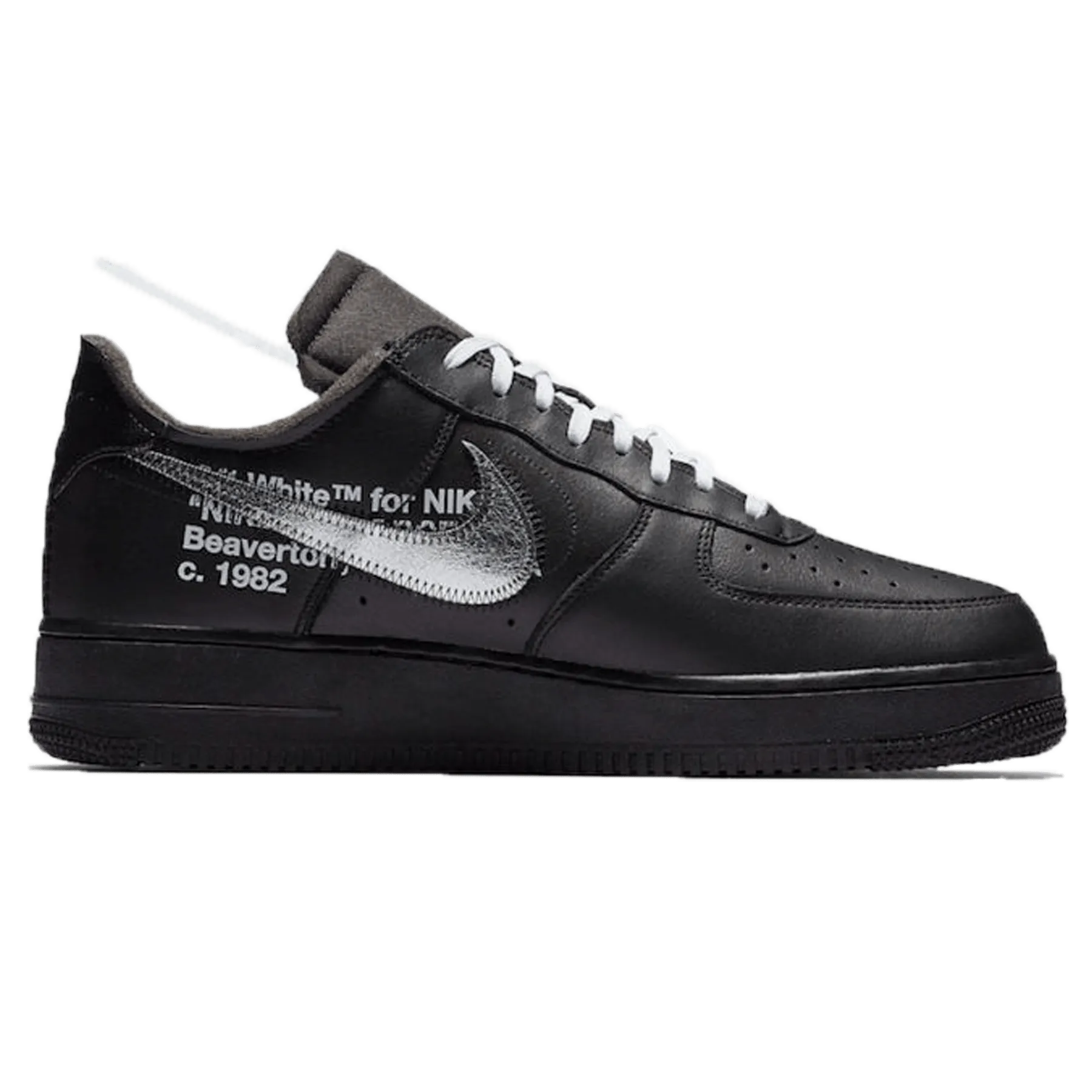 Off-White x Nike Air Force 1 Low '07 'MoMA' Black X Sacai series