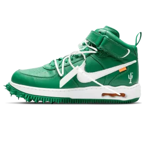 Off-White x Nike Air Force 1 Mid 'Pine Green' nike x off white exclusive sneaker design