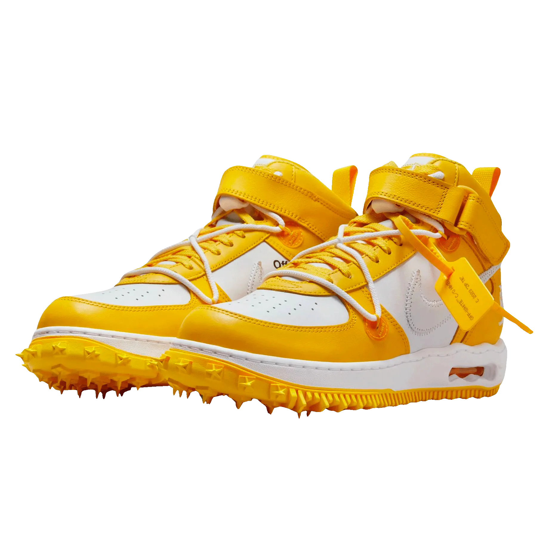 Off-White x Nike Air Force 1 Mid 'Varsity Maize' X Sacai series