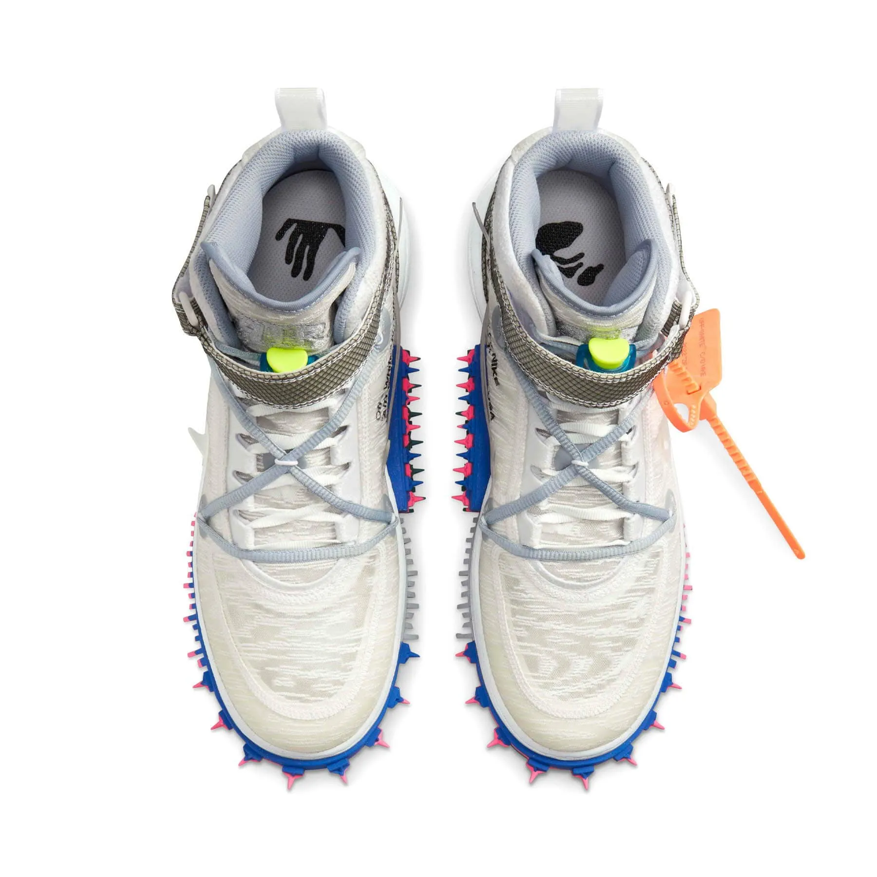 Off-White x Nike Air Force 1 Mid 'White' X Sacai series