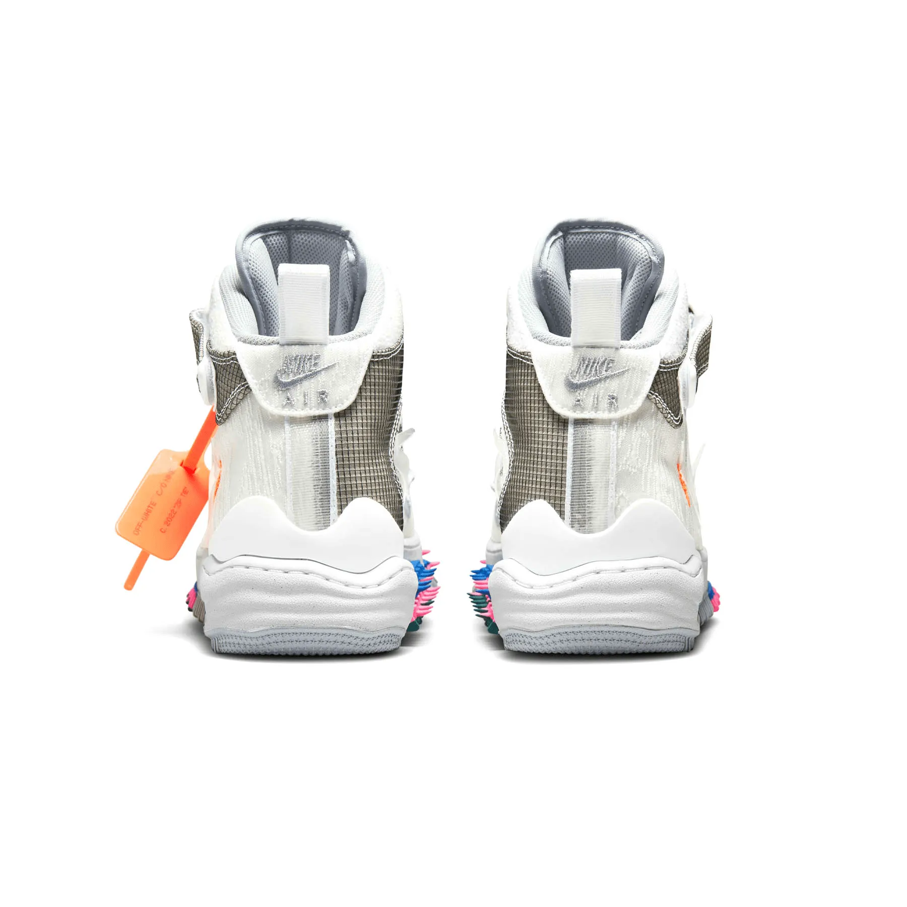 Off-White x Nike Air Force 1 Mid 'White' X Sacai series