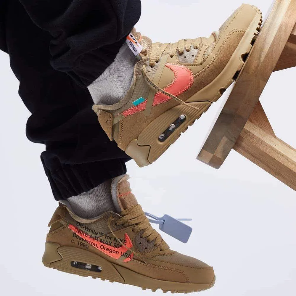 Off-White x Nike Air Max 90 Desert Ore Nike Air Max collection