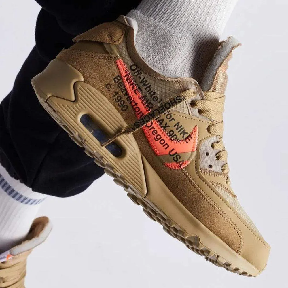 Off-White x Nike Air Max 90 Desert Ore Nike Air Max collection