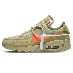 Off-White x Nike Air Max 90 Desert Ore nike air max 90 lightweight athletic sneakers