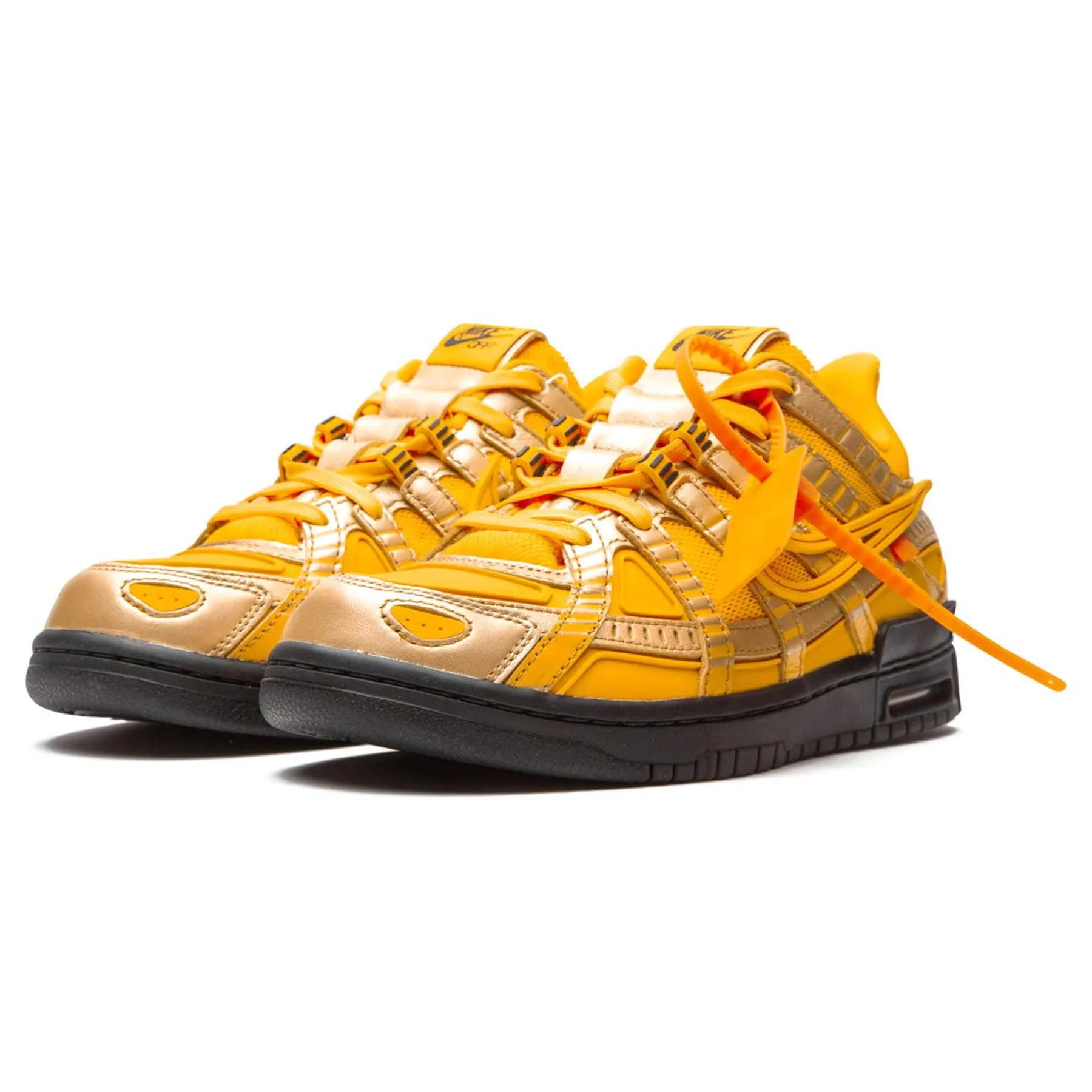 Off-White x Nike Air Rubber Dunk 'University Gold' X Sacai series