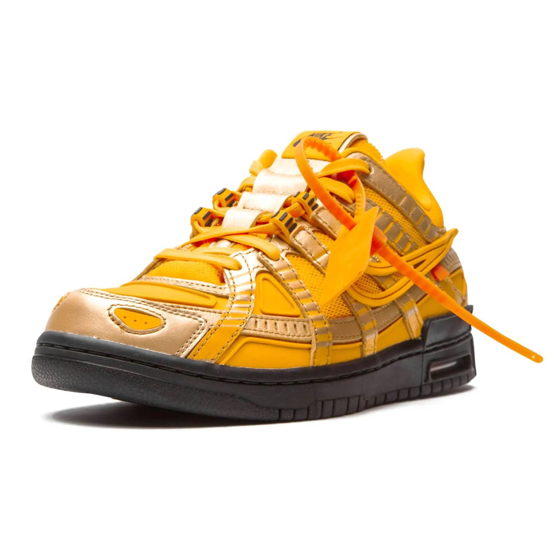 Off-White x Nike Air Rubber Dunk 'University Gold' X Sacai series