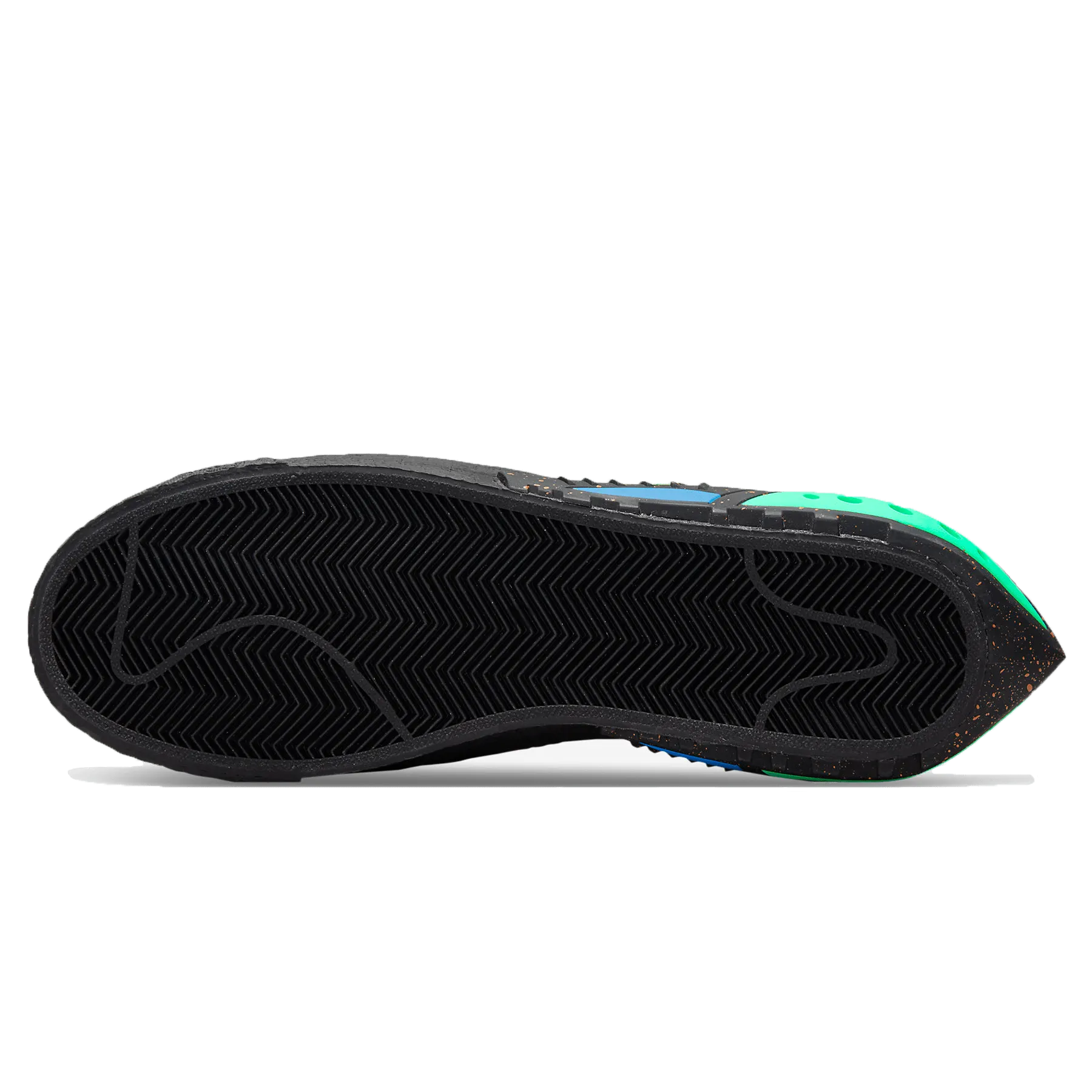 Off-White x Nike Blazer Low 'Black Electro Green' X Sacai series