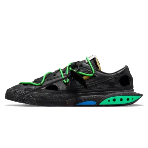 Off-White x Nike Blazer Low 'Black Electro Green' nike x off white exclusive sneaker design