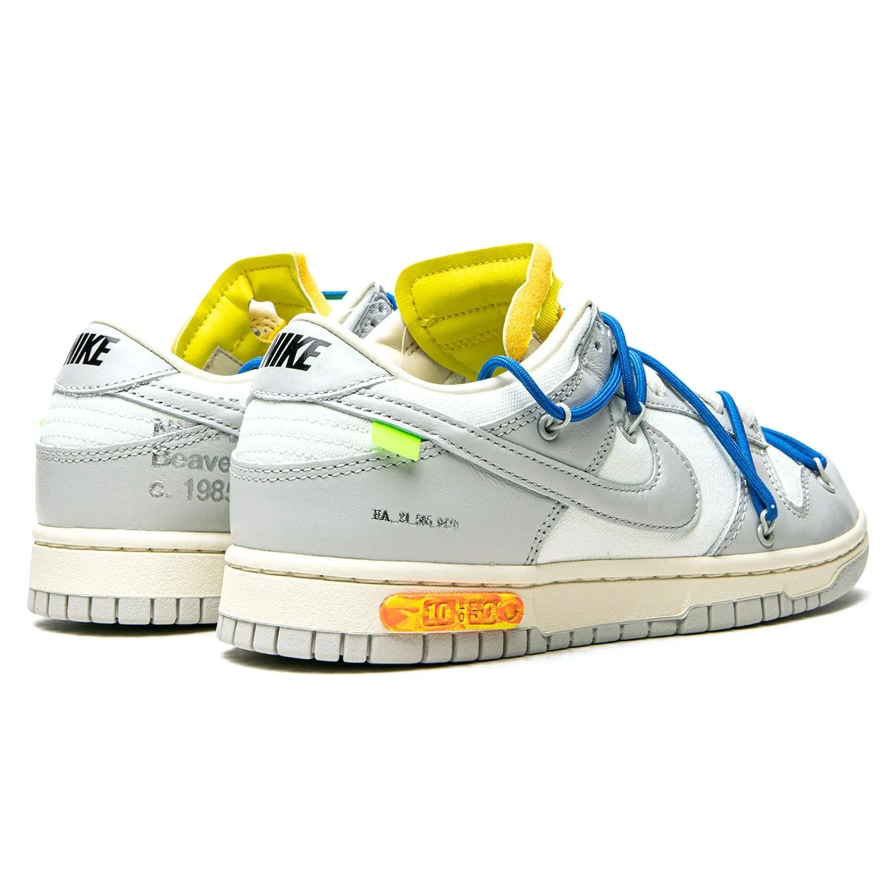 Off-White x Nike Dunk Low 'Lot 10 of 50' X Sacai series
