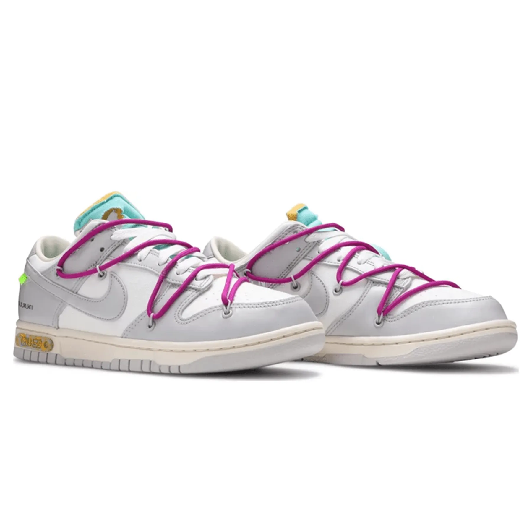 Off-White x Nike Dunk Low 'Lot 21 of 50' X Sacai series