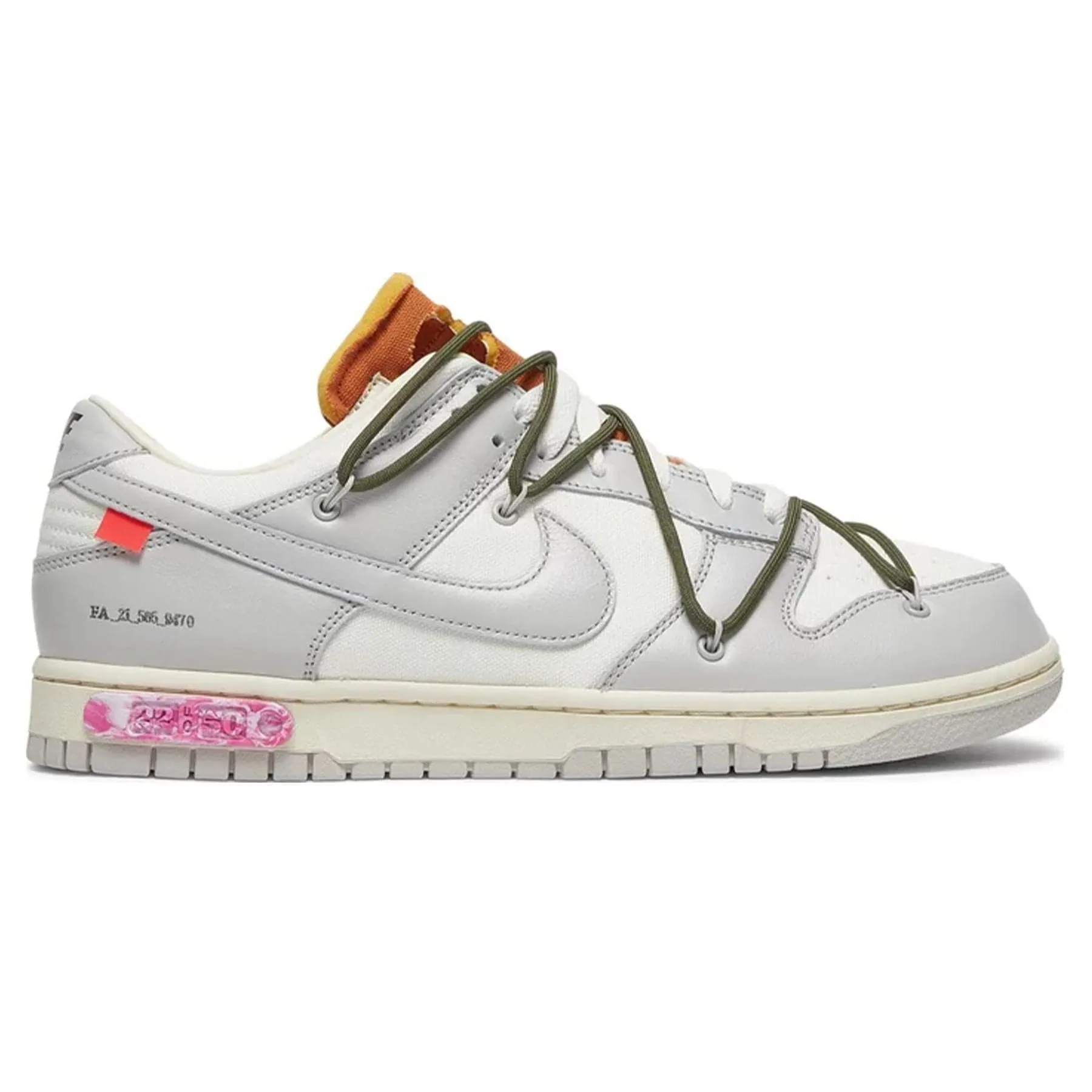 Off-White x Nike Dunk Low 'Lot 22 of 50' X Sacai series