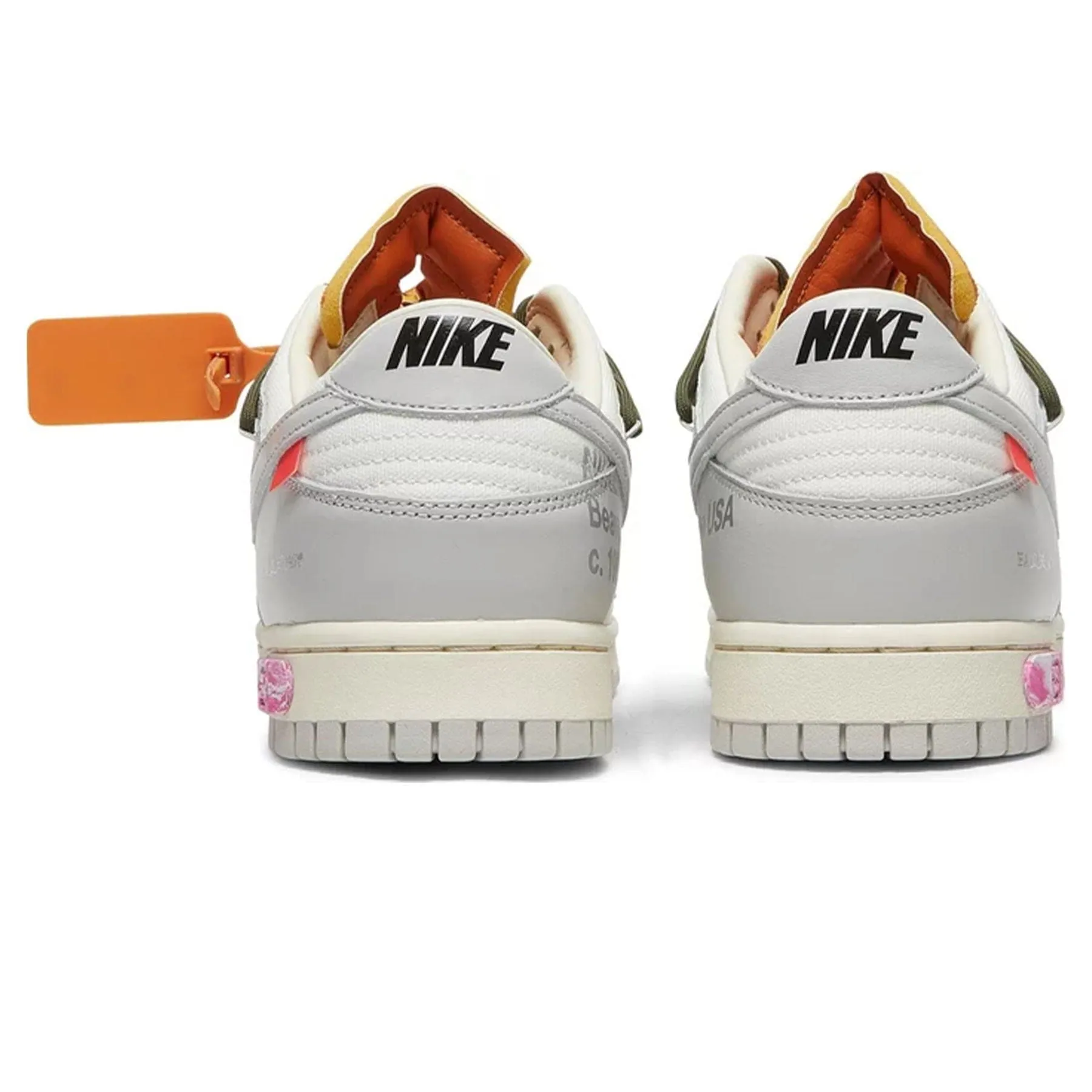 Off-White x Nike Dunk Low 'Lot 22 of 50' X Sacai series