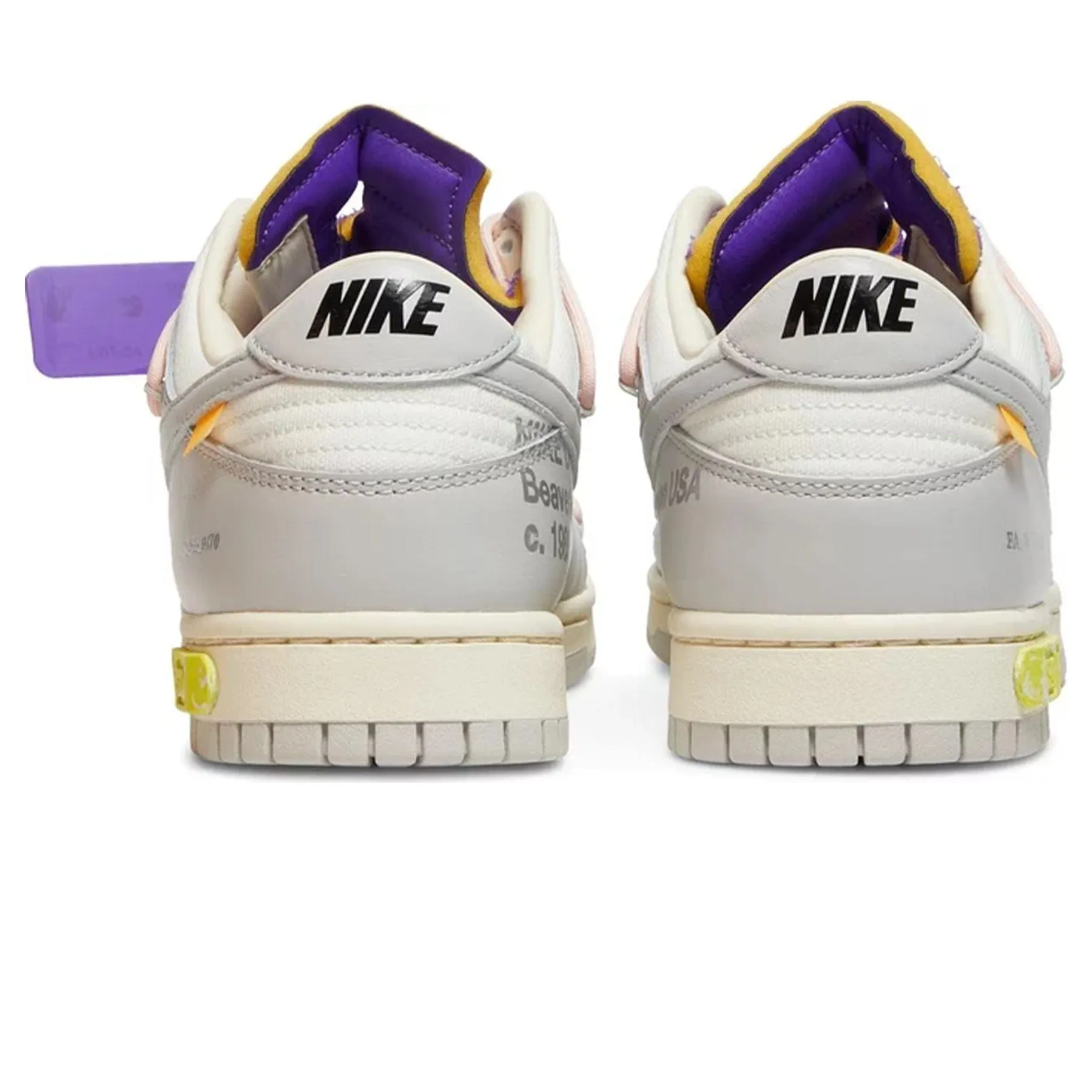 Off-White x Nike Dunk Low 'Lot 24 of 50' X Sacai series