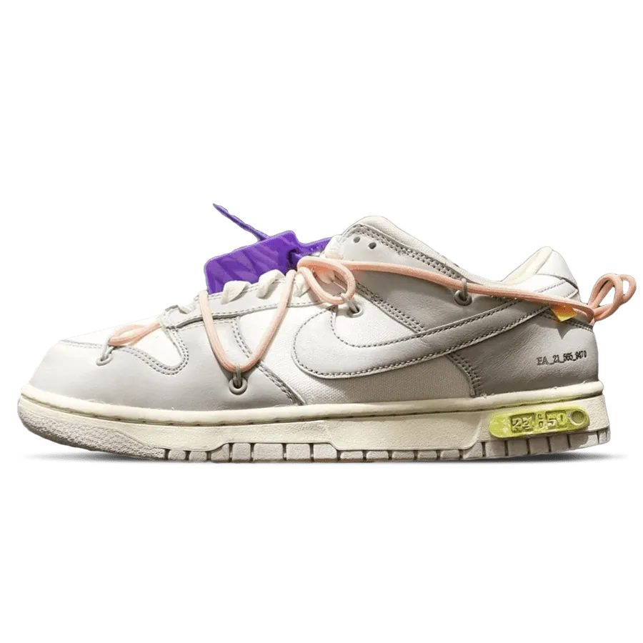 Off-White x Nike Dunk Low 'Lot 24 of 50' nike x off white exclusive sneaker design