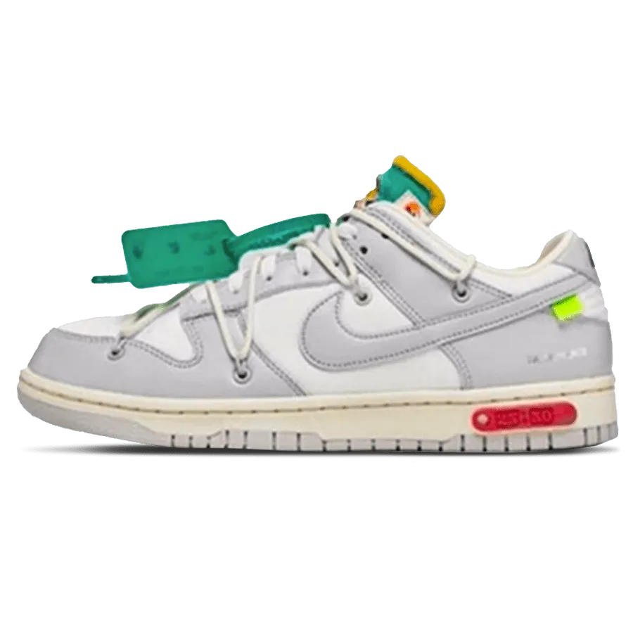 Off-White x Nike Dunk Low 'Lot 25 of 50' nike x off white exclusive sneaker design