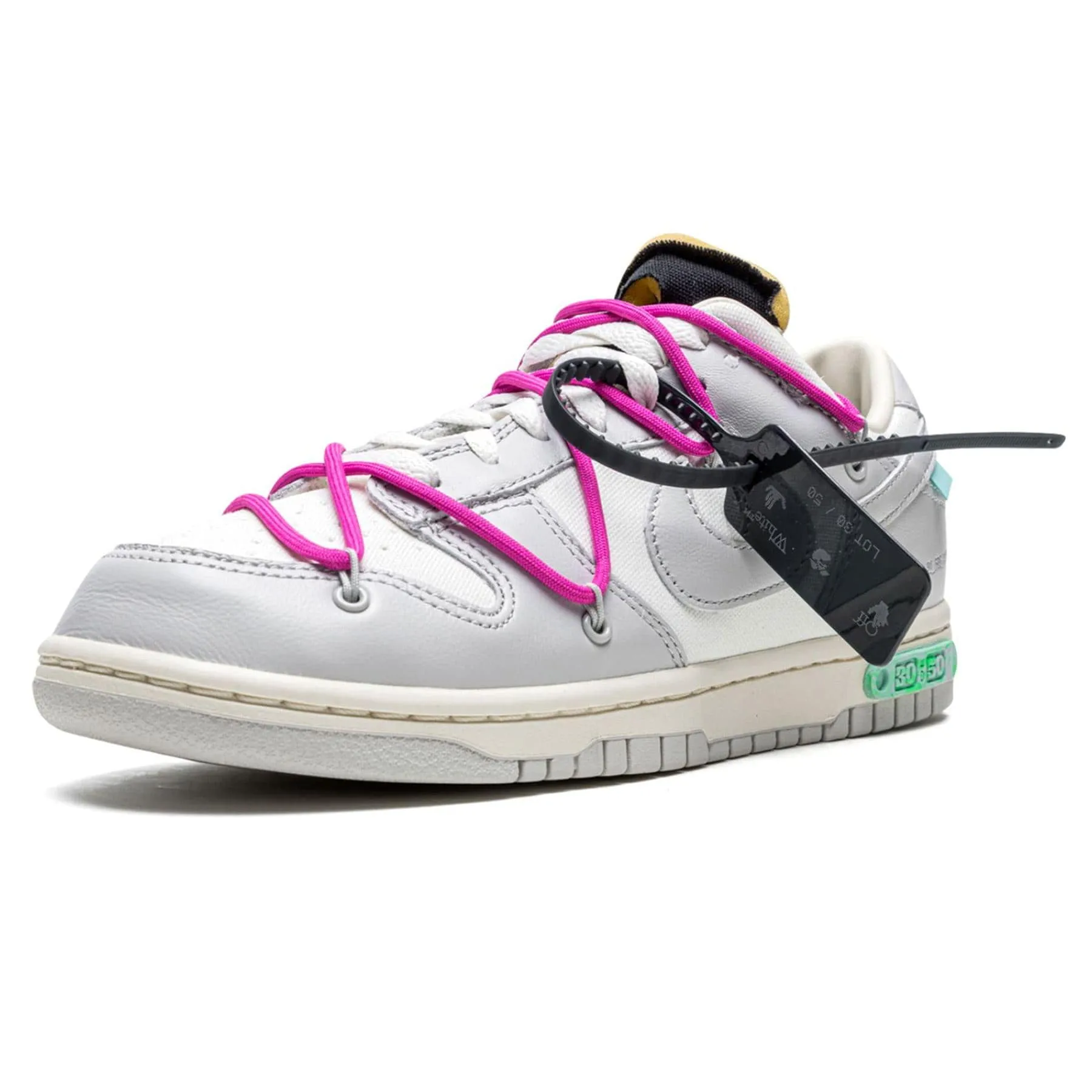Off-White x Nike Dunk Low 'Lot 30 of 50' X Sacai series