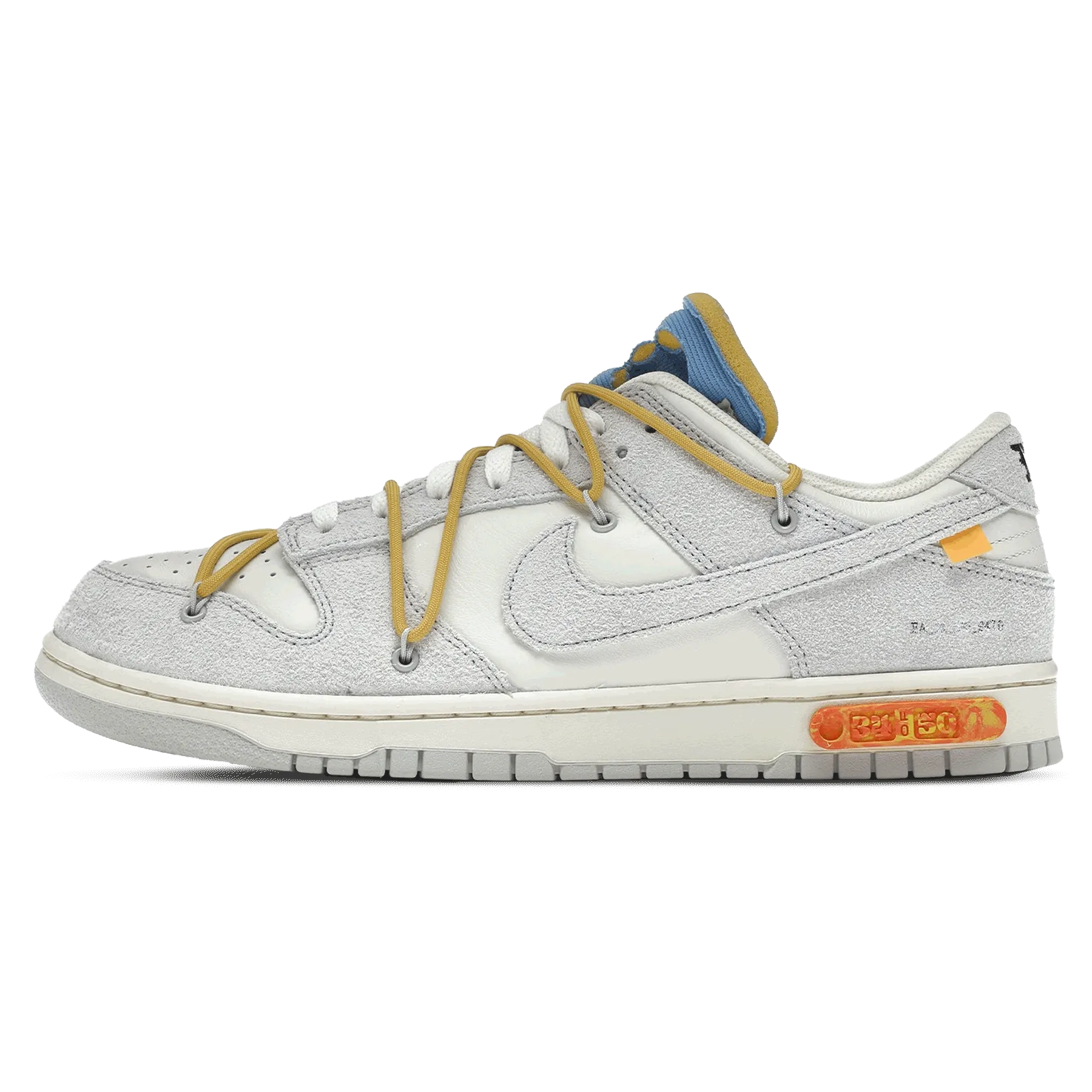 Off-White x Nike Dunk Low 'Lot 34 of 50' nike x off white exclusive sneaker design