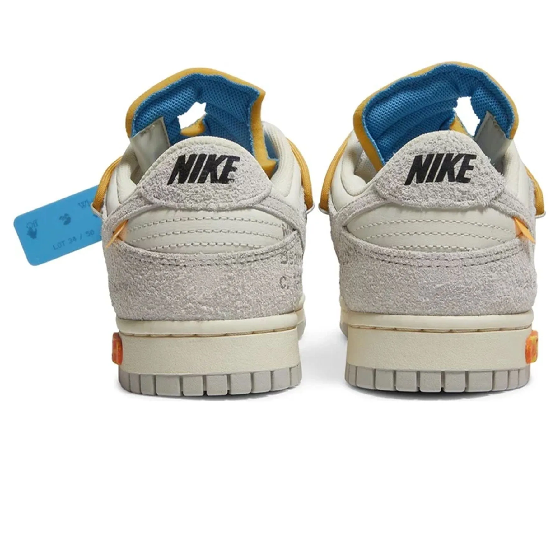 Off-White x Nike Dunk Low 'Lot 34 of 50' X Sacai series