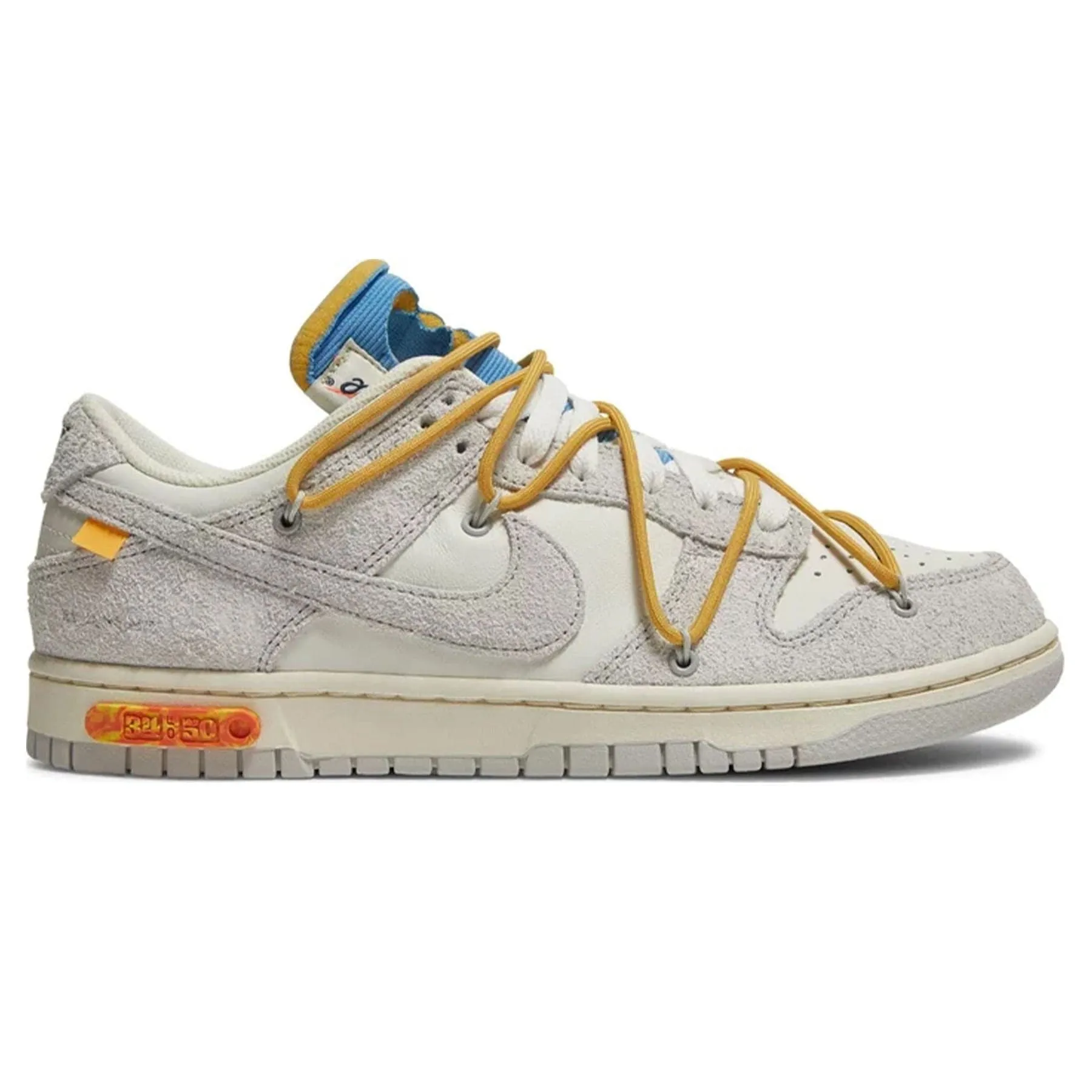 Off-White x Nike Dunk Low 'Lot 34 of 50' X Sacai series