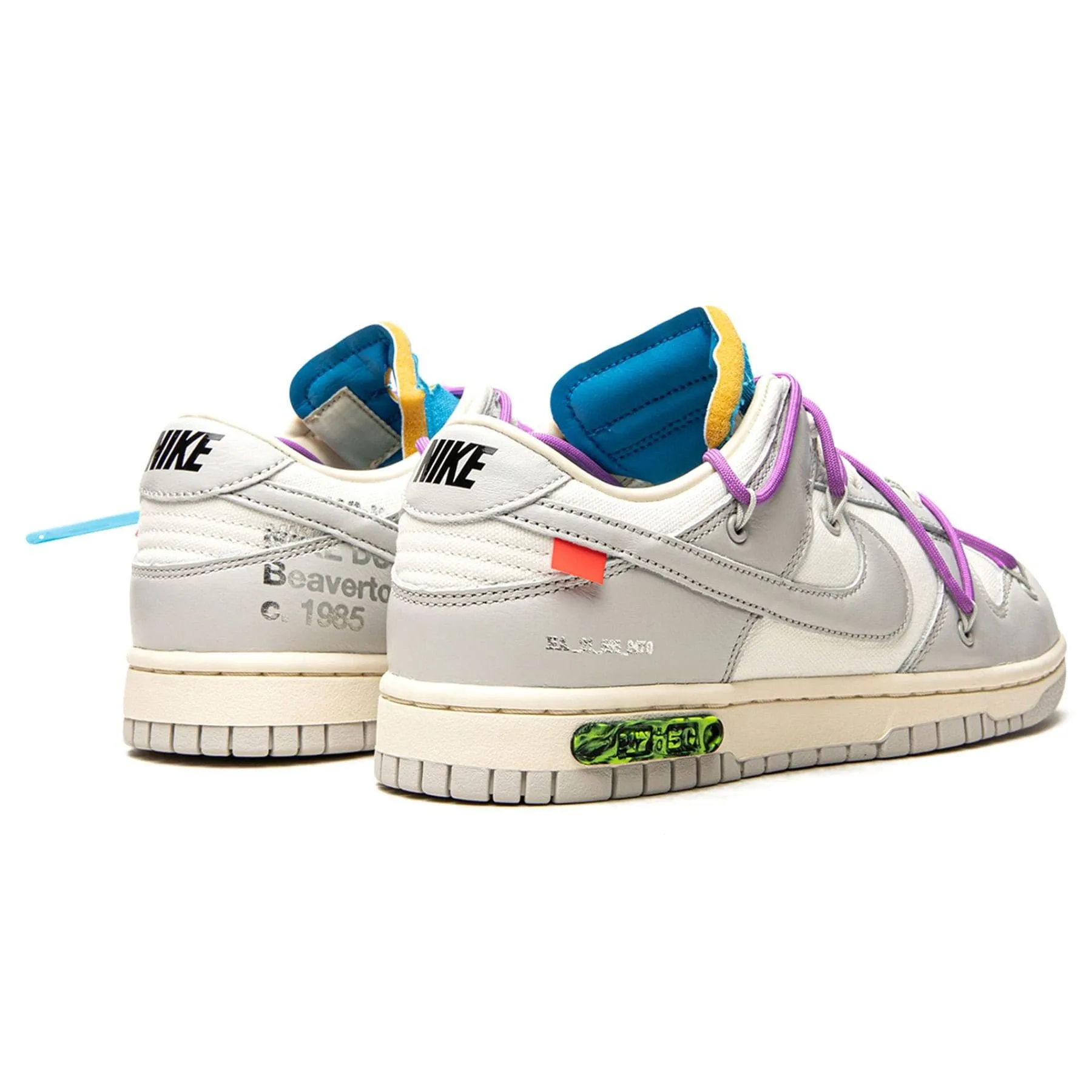Off-White x Nike Dunk Low 'Lot 47 of 50' X Sacai series