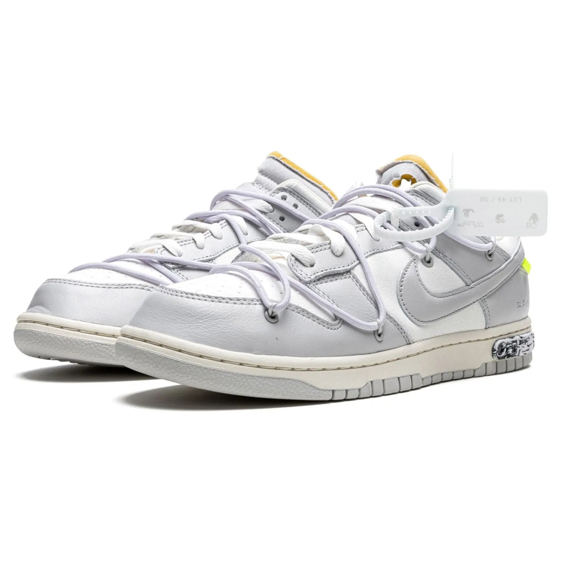 Off-White x Nike Dunk Low 'Lot 49 of 50' X Sacai series