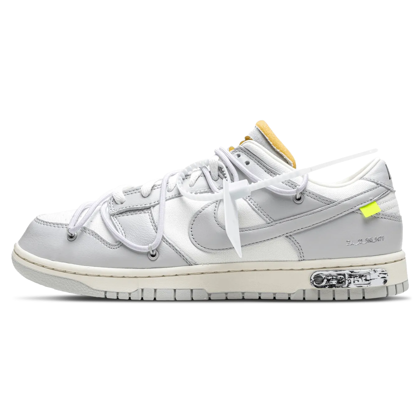 Off-White x Nike Dunk Low 'Lot 49 of 50' nike x off white exclusive sneaker design