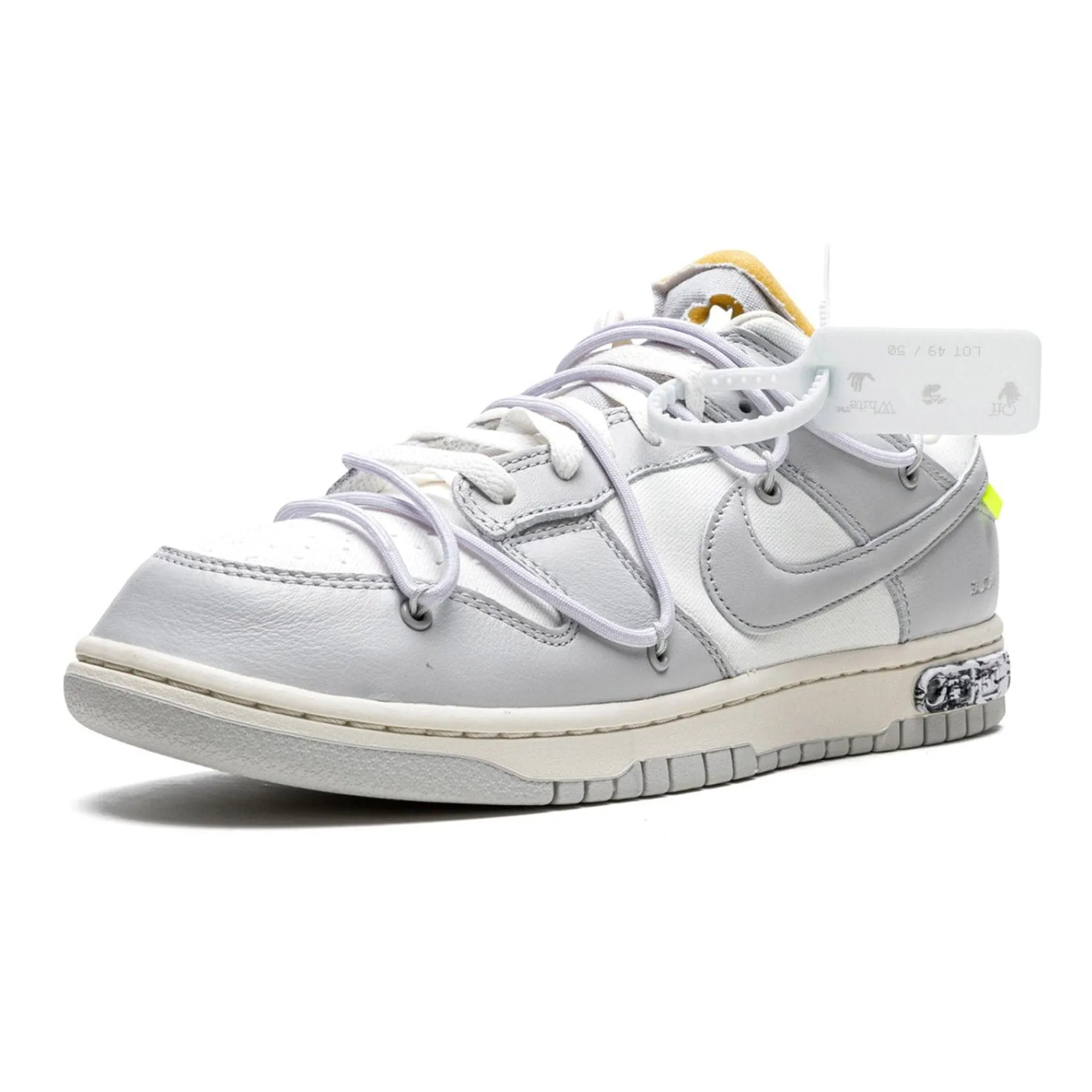 Off-White x Nike Dunk Low 'Lot 49 of 50' X Sacai series