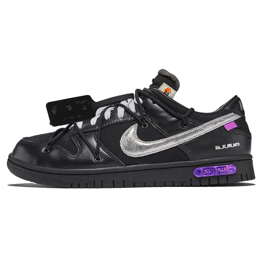 Off-White x Nike Dunk Low 'Lot 50 of 50' nike x off white exclusive sneaker design