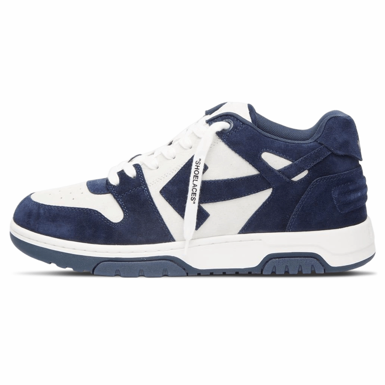 Off-White Out of Office 'Suede White Navy Blue' off white branded stylish streetwear sneakers