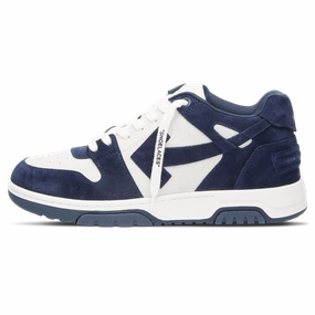 Off-White Out of Office 'Suede White Navy Blue' off white branded stylish streetwear sneakers
