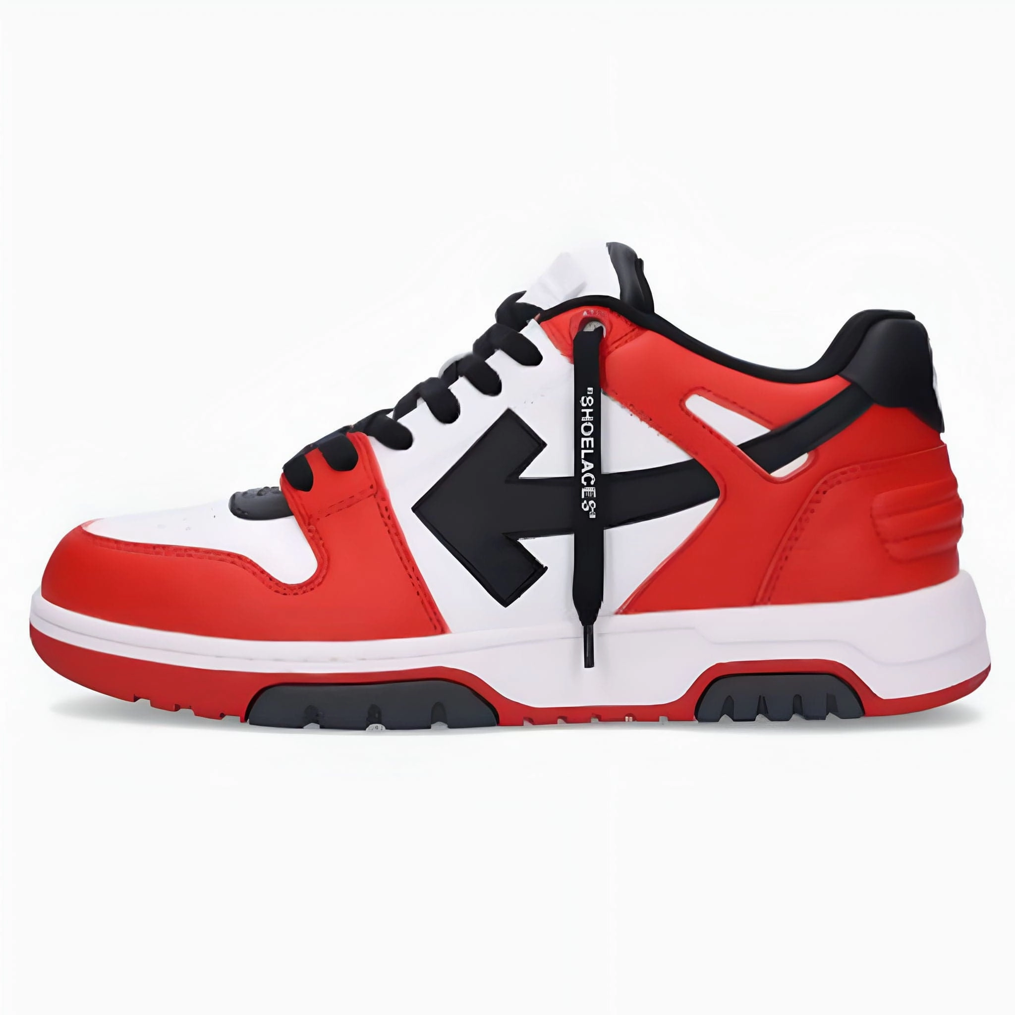 Off-White Out of Office Low 'Red White Black' Off White Sneakers