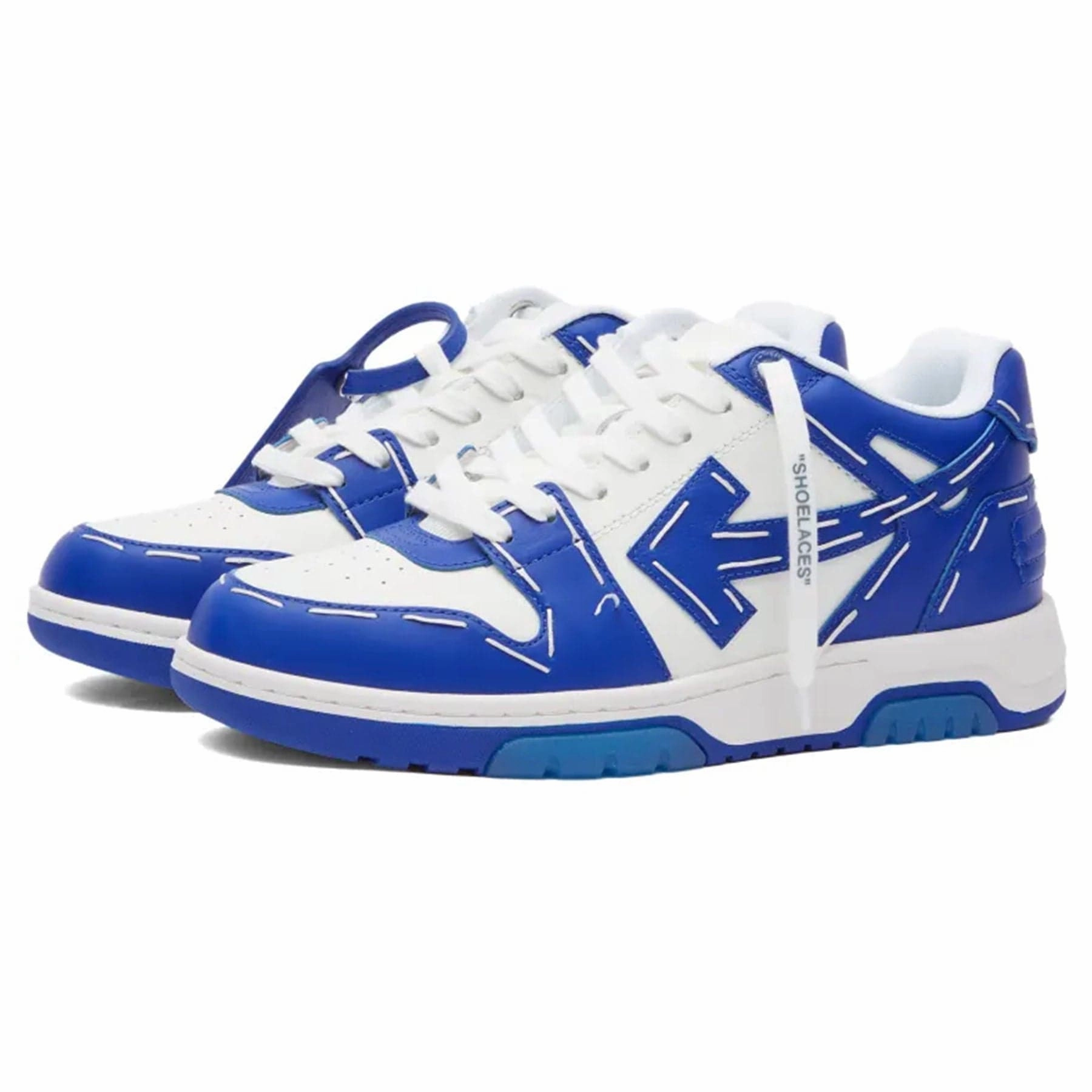 Off-White WMNS Out of Office 'Sartorial Stitch - Blue White' Off White Sneakers