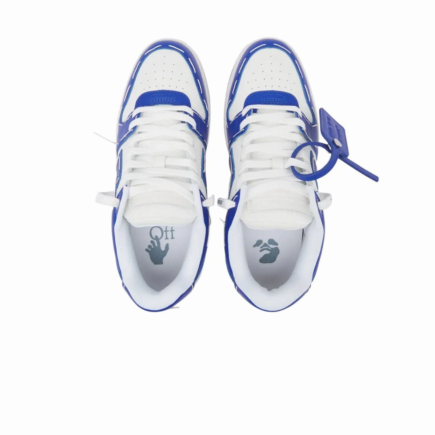 Off-White WMNS Out of Office 'Sartorial Stitch - Blue White' Off White Sneakers